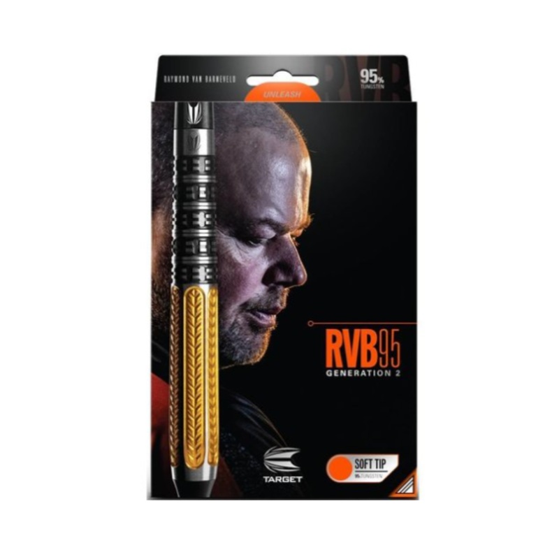Target Raymond Van Barneveld Gen 2  | 95% Tungsten | Steel Tip Darts | 23 Grams