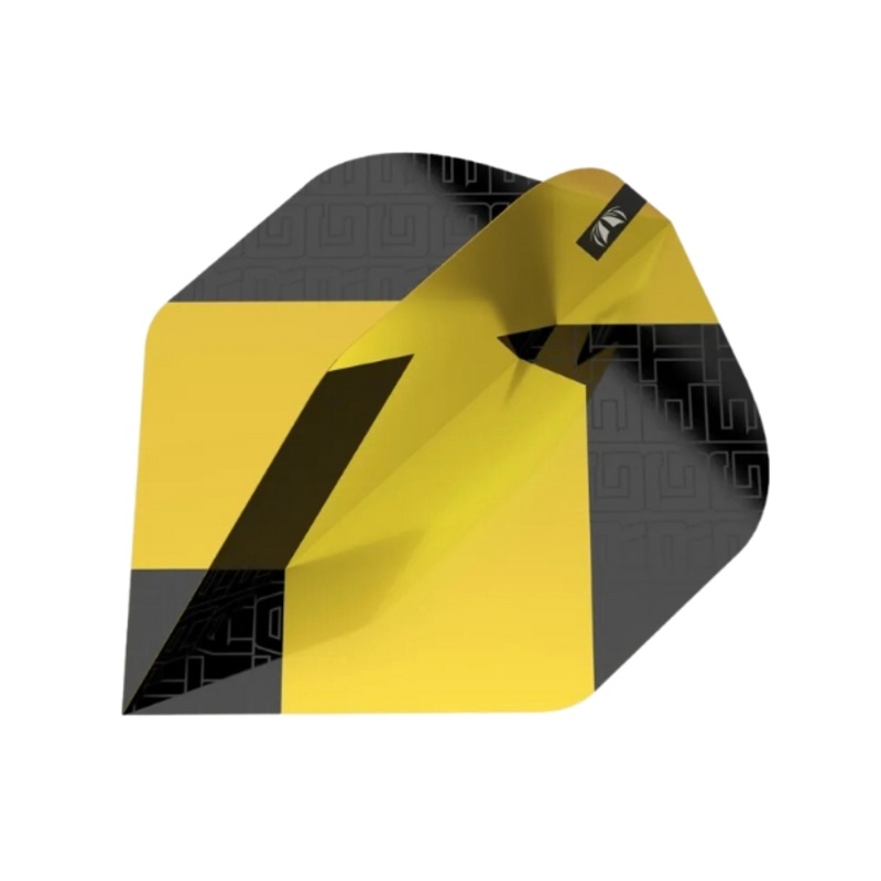 Target Tag Black & Yellow No.2 Dart Flight