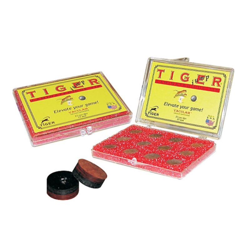 Tiger Laminated Billiard Cue Tips | Hard