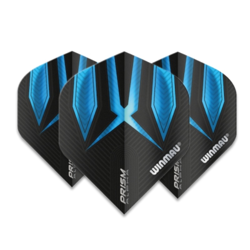 Winmau Prism Alpha Black & Blue Flights