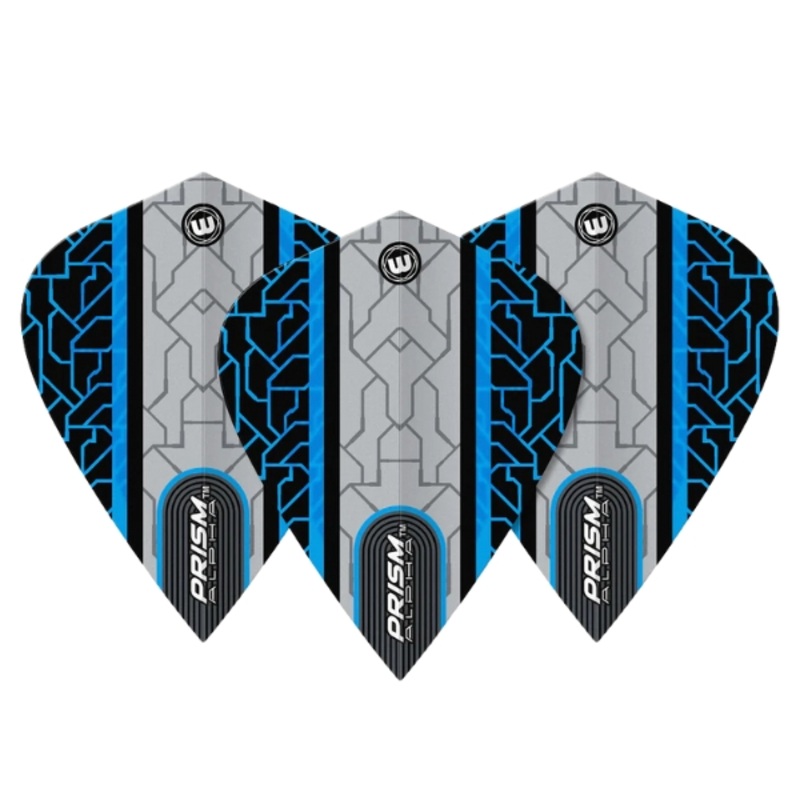 Winmau Prism Alpha Black & Blue Kite Flight
