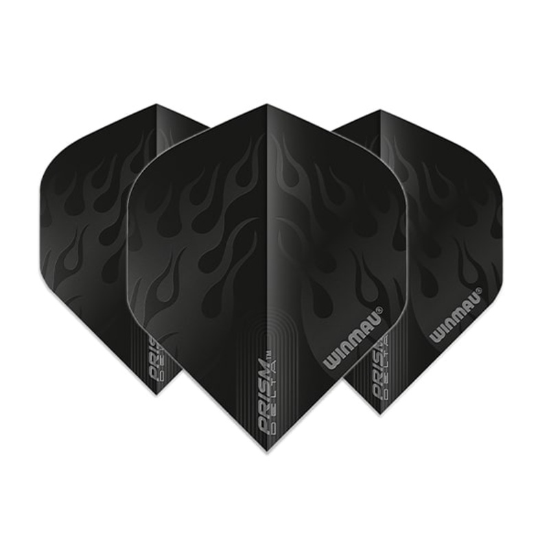 Winmau Prism Delta Black Dart Flights