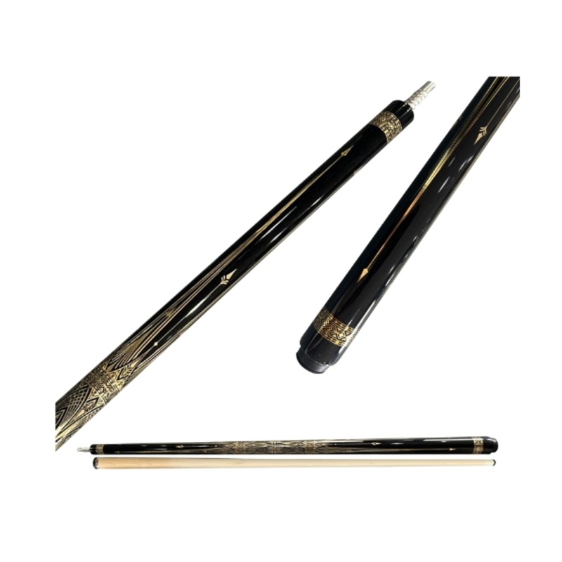 J Flowers Billiard Cue JF20-22G Model No Wrap with Maple Shaft