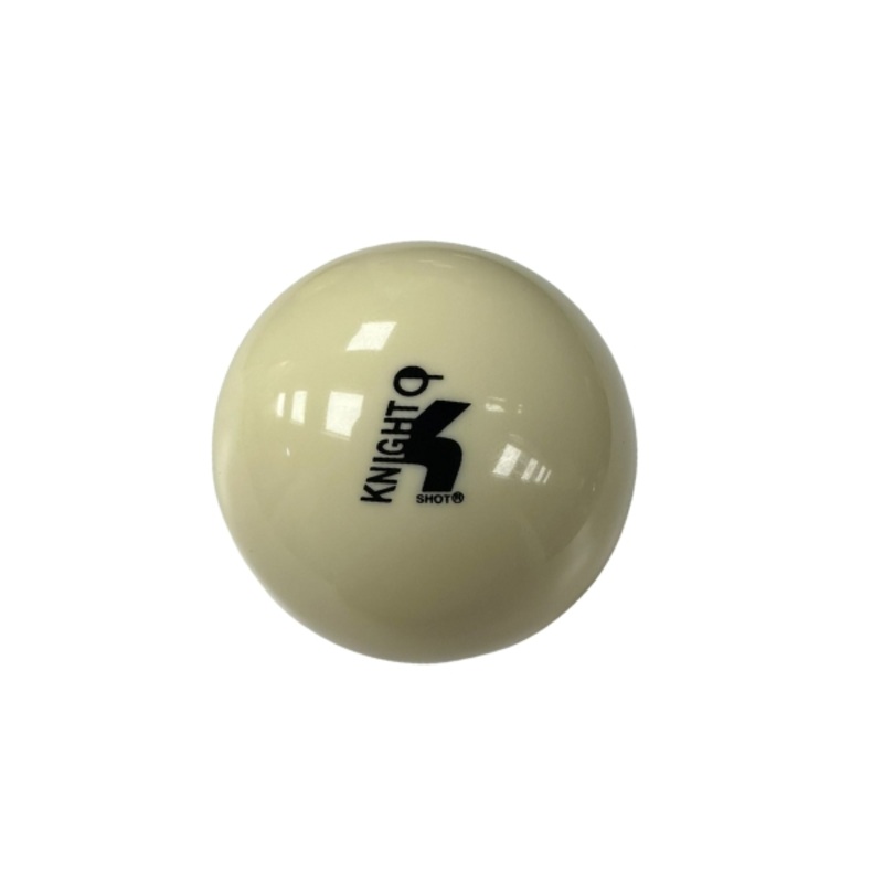 Knight Shot Snooker Cue Ball White 2 (51mm) W/ Ks Logo
