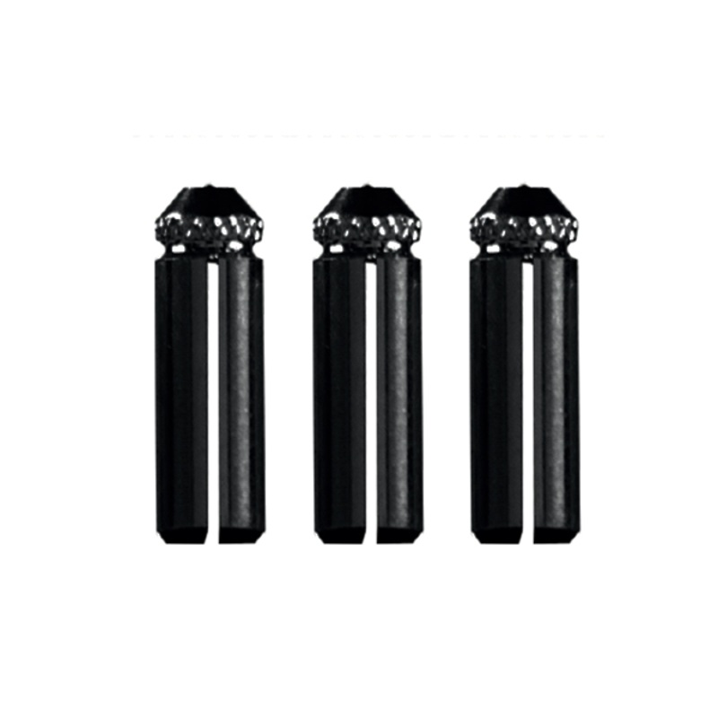 Shot Darts Aluminium Dart Flight Protectors Black
