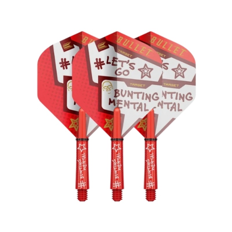 Target Pro Grip Stephen Bunting No.2 Flight & Shaft Kit Intermediate 3pcs