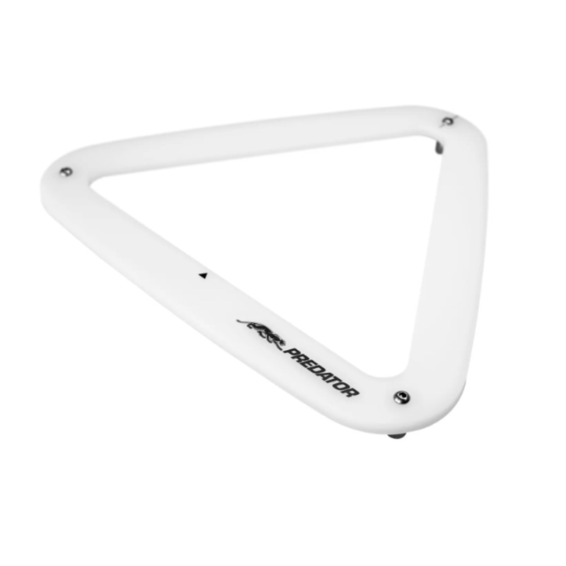 White Predator AeroRack Pool Ball Rack | Triangle