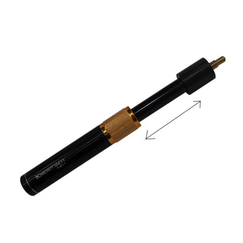 Knight Shot Black Snooker Cue Extension | 19cm