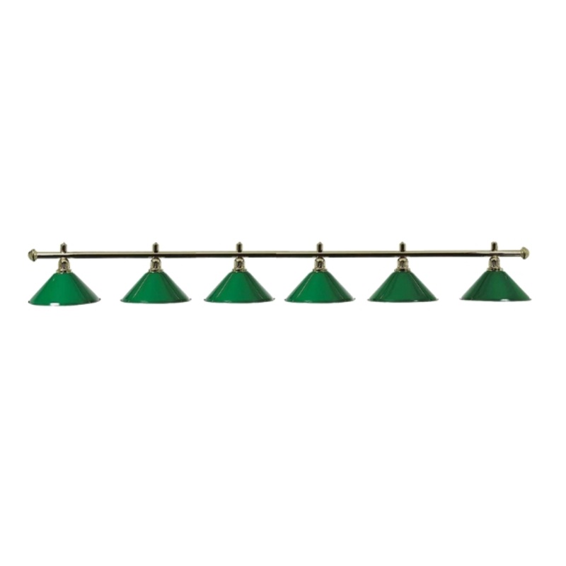 Knight Shot Snooker Lights 6 Shades Green Lamp