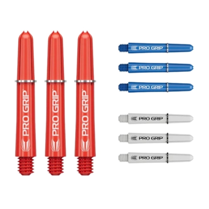 Target Pro Grip Shaft Intermediate Red/Blue/White 3 Sets | 9 Pcs