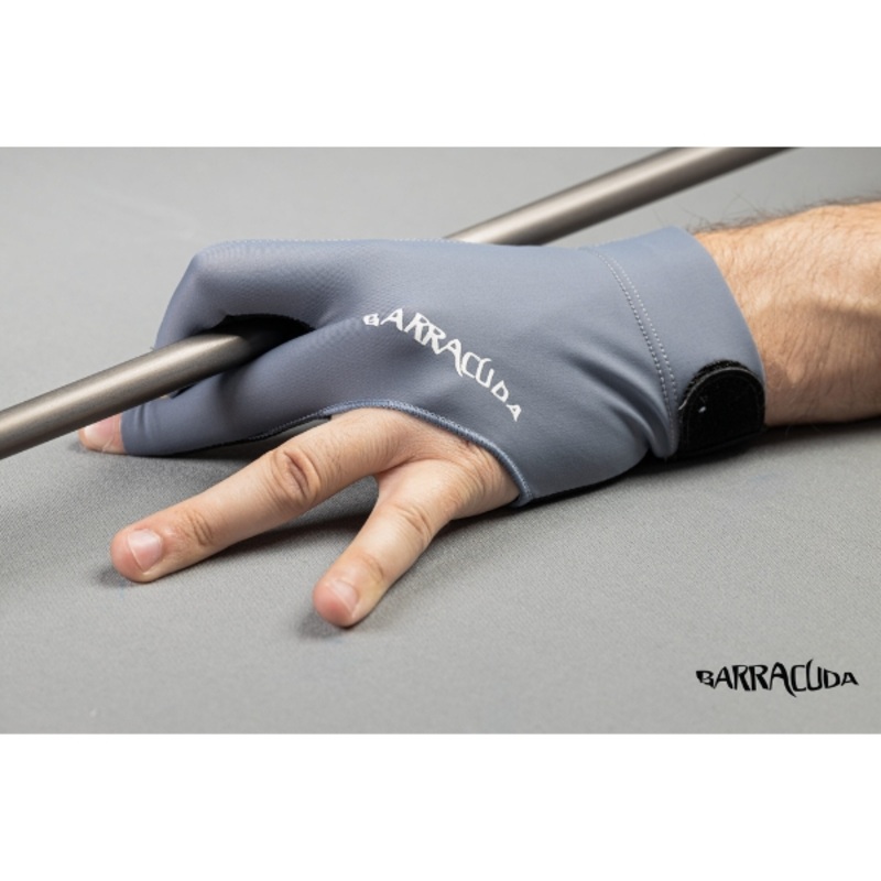 Barracuda Billiard Glove | Left Hand | Grey