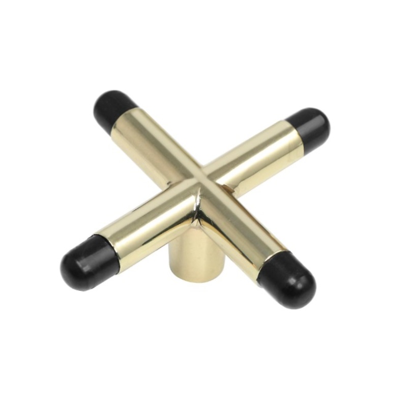 Knight Shot Bridge Cross W/ Black Tip Edge Head Brass