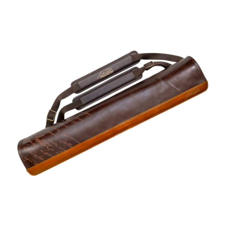 Predator Limited Edition Legacy Pool Cue Case  Dark Brown  2 Butts x 4 Shafts
