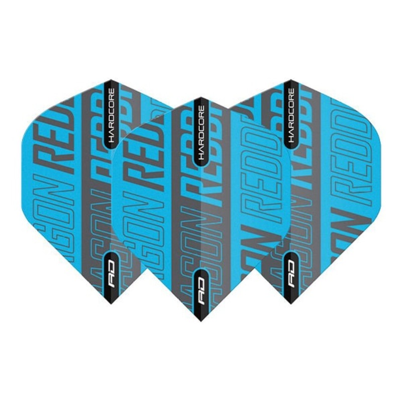Red Dragon Hardcore XT Blue & Black Print Dart Flights