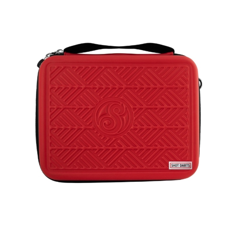 Shot Darts Mega Tactical Dart Case- Red