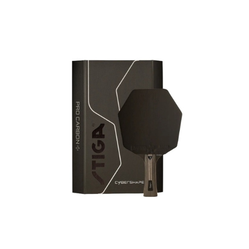 Stiga Table Tennis Bat Pro Carbon Plus Cybershape 5-Star
