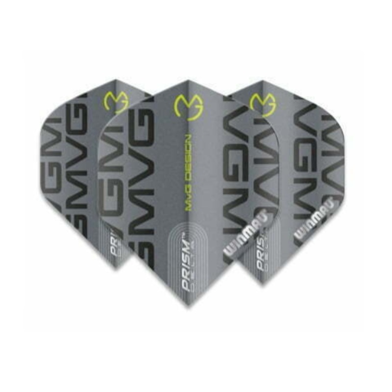 Winmau Prism Delta MvG 2021 Grey Print Dart Flights
