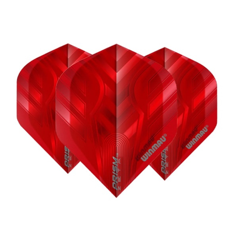 Winmau Prism Zeta Red Dart Flights