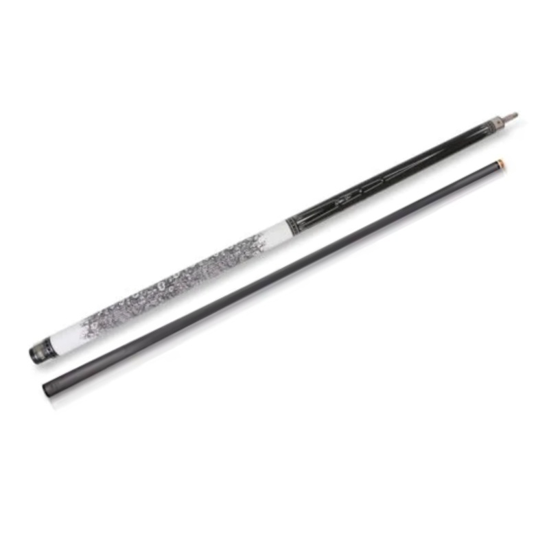 J Flowers Billiard Cue Jayson Shaw JFS-JS1WF Model White Leather Wrap W/ Carbon Shaft