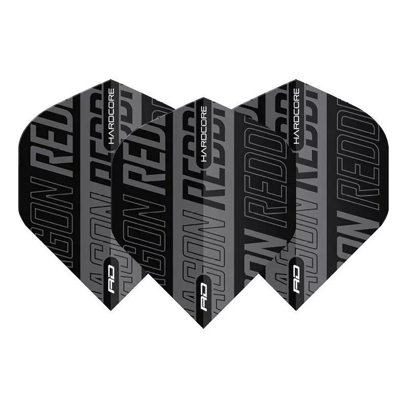 Red Dragon Hardcore XT Black & Grey Print Dart Flights