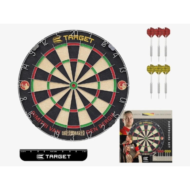 Target Dimitri Van Den Bergh Dartboard Set 2024