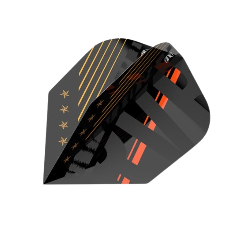 Target RVB 80% No6 Black Dart Flights
