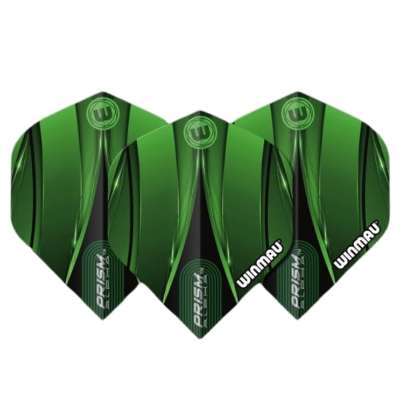 Winmau Prism Alpha Green Flight