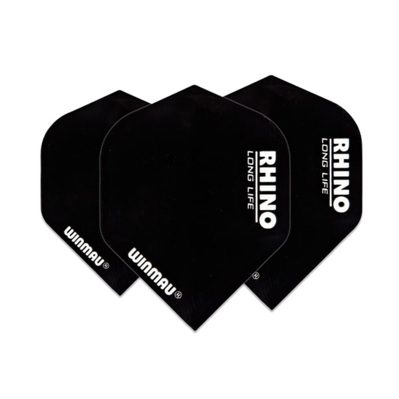 Winmau Rhino Extra Thick Black Dart Flights