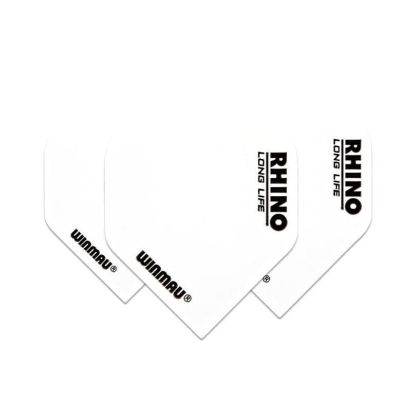 Winmau Rhino Extra Thick White Dart Flights