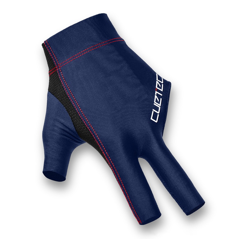 Cuetec Axis High Performance Blue Pool Glove – Left Hand Bridge