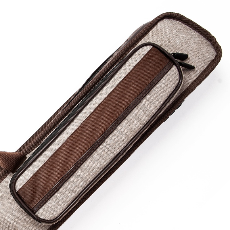 Lucasi DUO Brown Pool Cue Case – Soft – 3×5