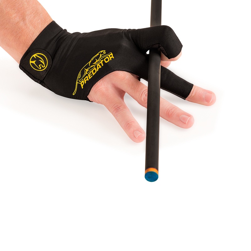 Predator Second Skin Pool Glove – Black and Yellow – Right Hand