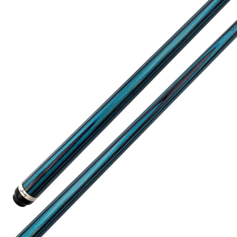 Jacoby Custom Cue – Laminated Teal and Gray