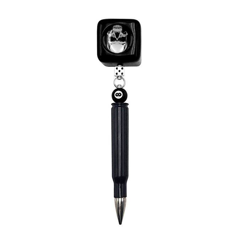 Powder Coated Bullet Pocket Chalker – Skull