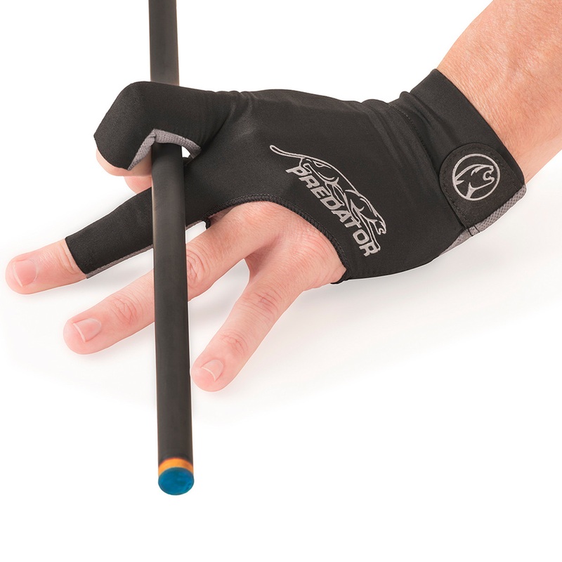 Predator Second Skin Pool Glove – Black and Gray – Left Hand