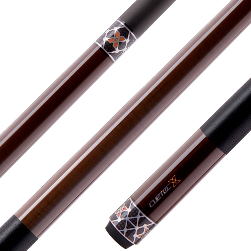 Cuetec Cynergy X Amber Pool Cue – Leather Poly Wrap