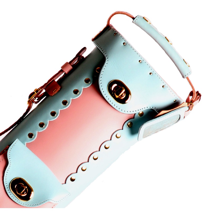 Instroke Limited Pink and Blue Pool Cue Case – 2×2