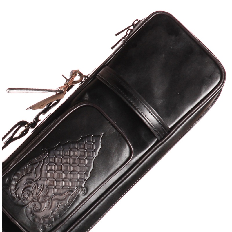 Instroke Soft Black G01 Pool Cue Case – 4×8