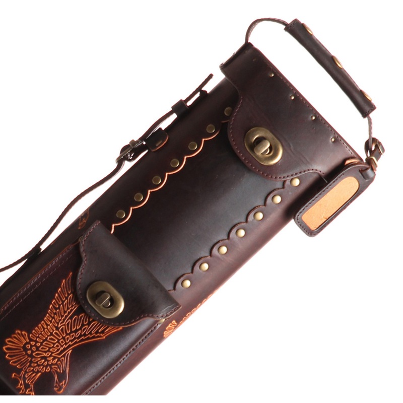 Instroke Saddle Eagle Pool Cue Case – 3×5