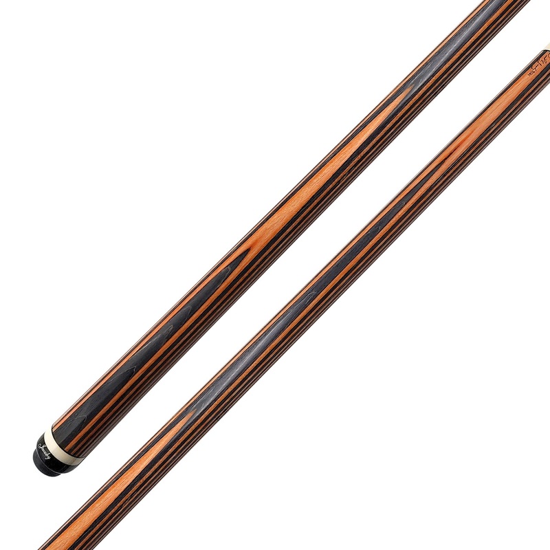 Jacoby Custom Cue – Laminated Orange and Gray