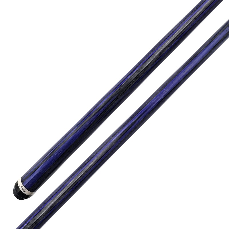 Jacoby Custom Cue – Laminated Purple and Gray