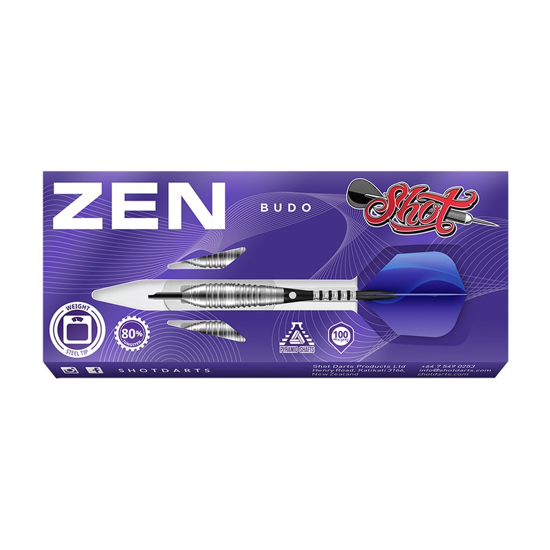 Shot Zen Budo Steel Tip 3 Dart Set – 23gm