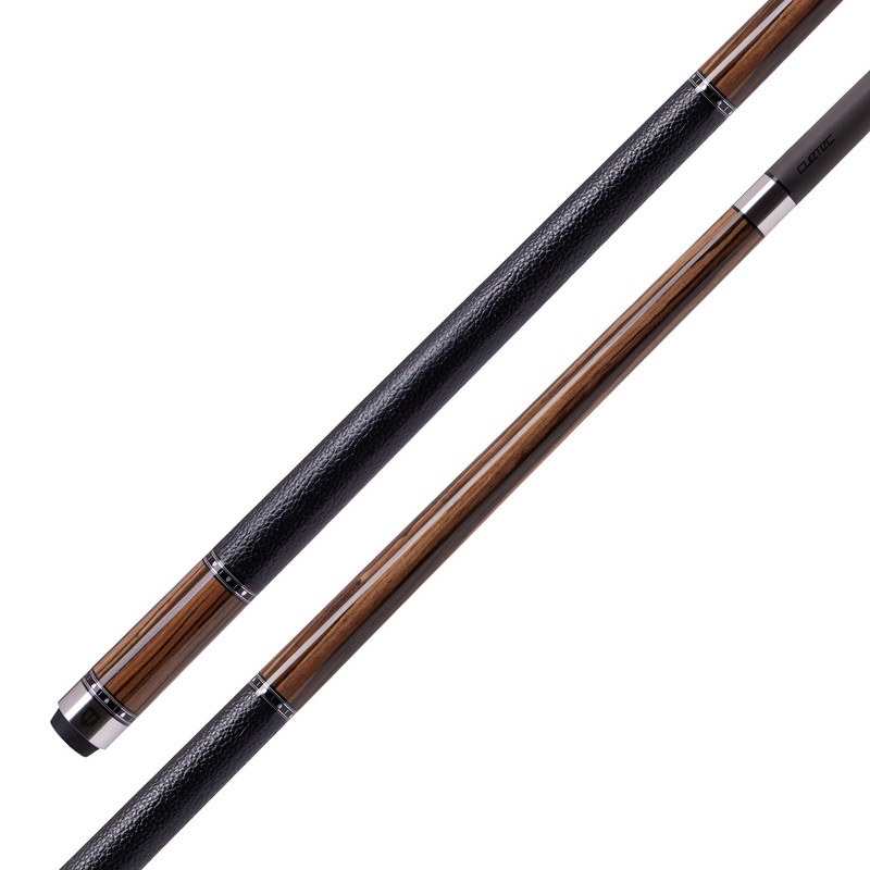 Cuetec Cynergy Truewood Ebony 2 Pool Cue – Leather Wrap
