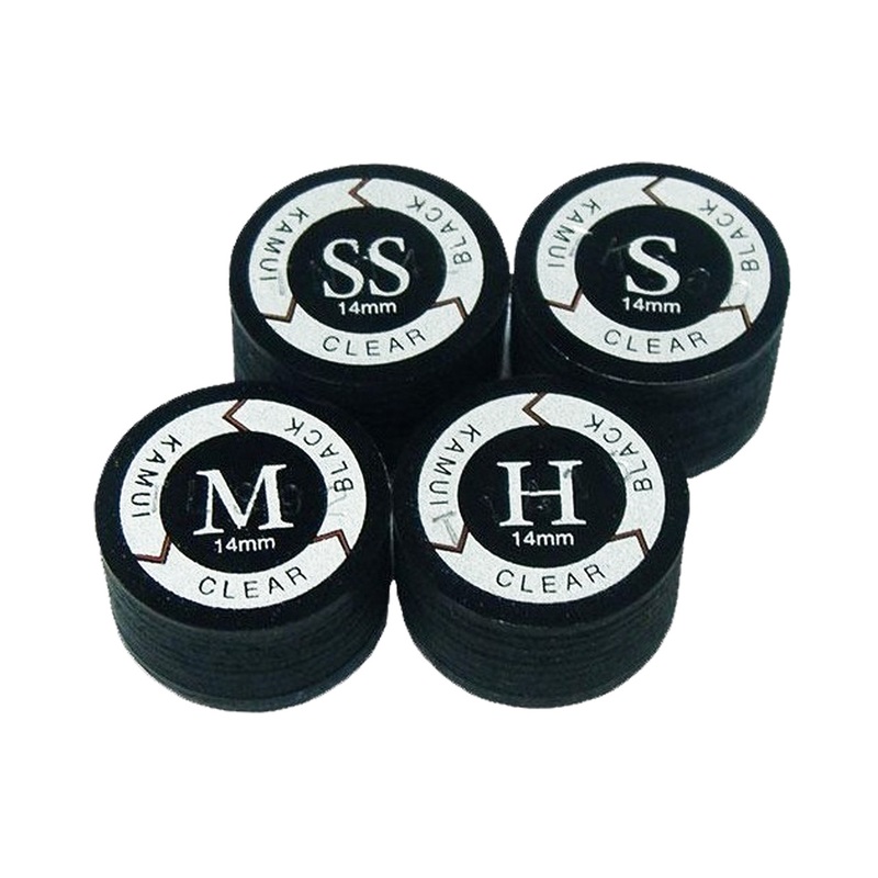 Kamui Clear Black Pool Cue Tips