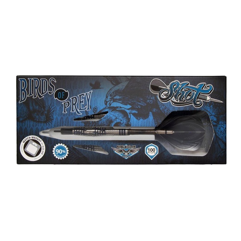 Shot Birds Of Prey Falcon Soft Tip 3 Dart Set – 19gm