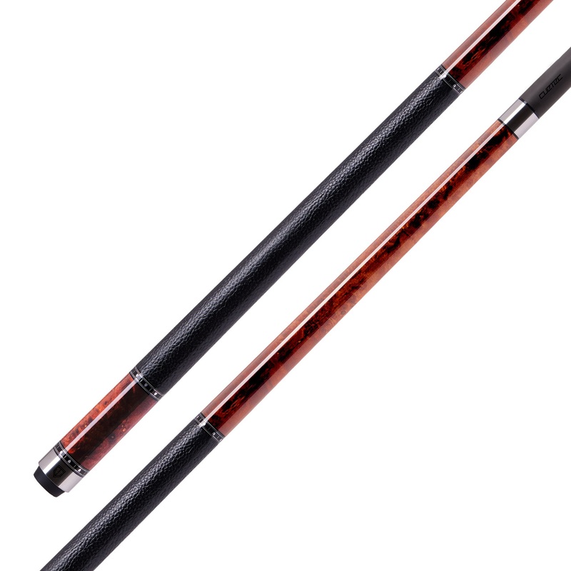 Cuetec Cynergy Truewood Mappa Burl 2 Pool Cue – Leather Wrap