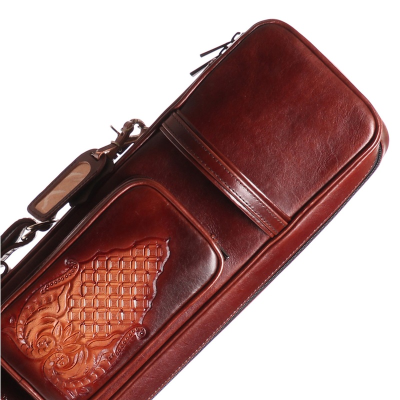 Instroke Soft Brown G01 Pool Cue Case – 4×8