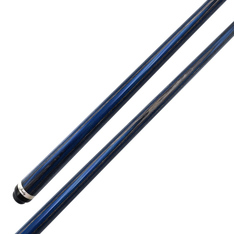 Jacoby Custom Cue – Laminated Blue and Gray