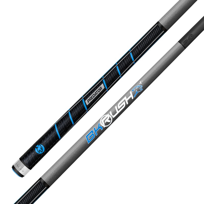 Predator BK Rush Plus Tempest Grey Jump/Break Cue – Sport Wrap