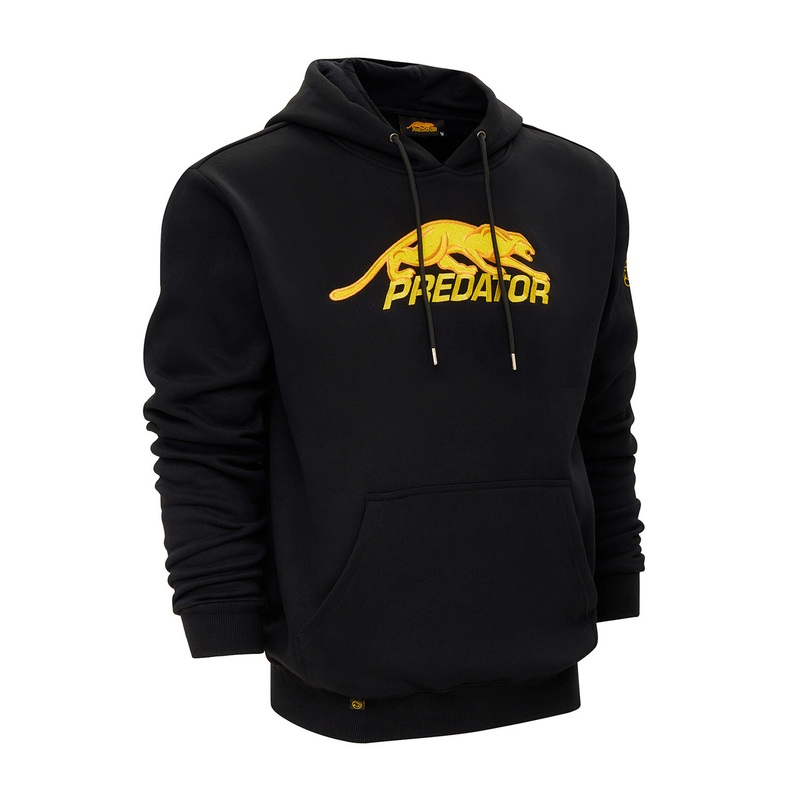 Predator Black and Yellow Logo Hoodie